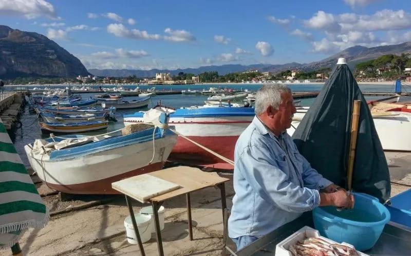 Appartamento Casa Mandorlo a Mondello Esterno foto