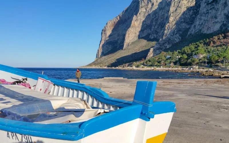 Appartamento Casa Mandorlo a Mondello Esterno foto